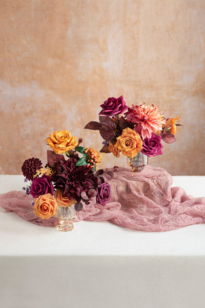 DIY Kits For Centerpieces in Orange Colors