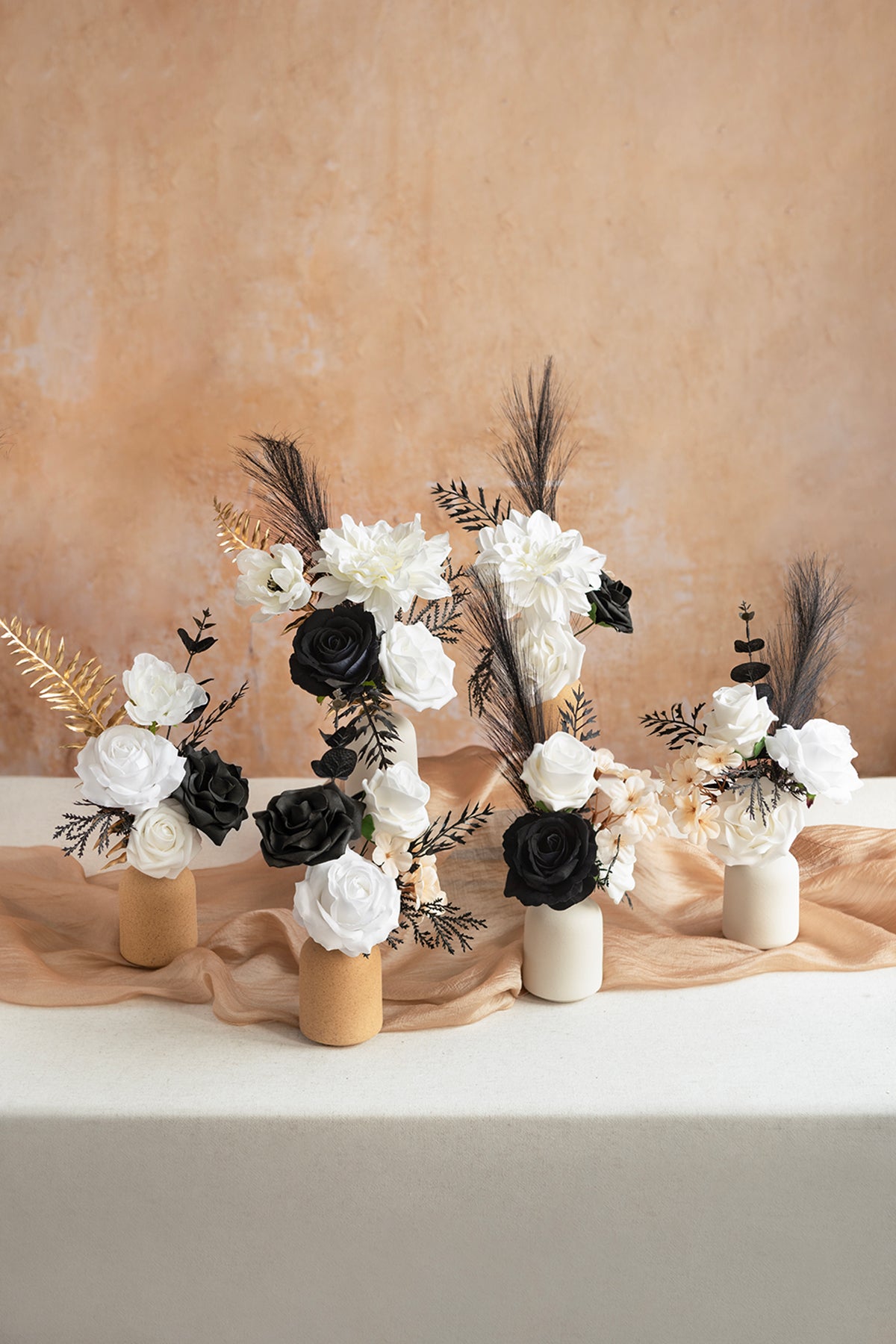 DIY Kits For Centerpieces in White & Green Colors