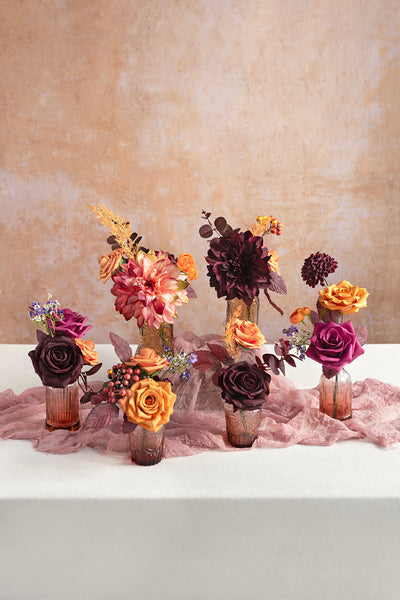 DIY Kits For Centerpieces in Orange Colors