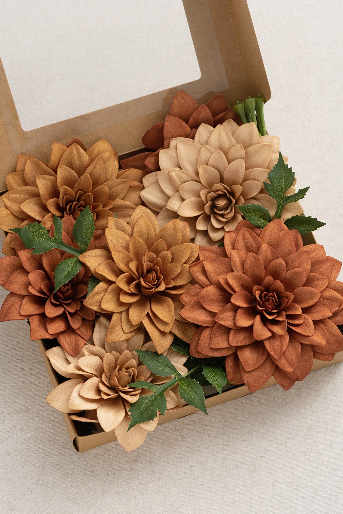 6.5" Foam Dahlia with Stem