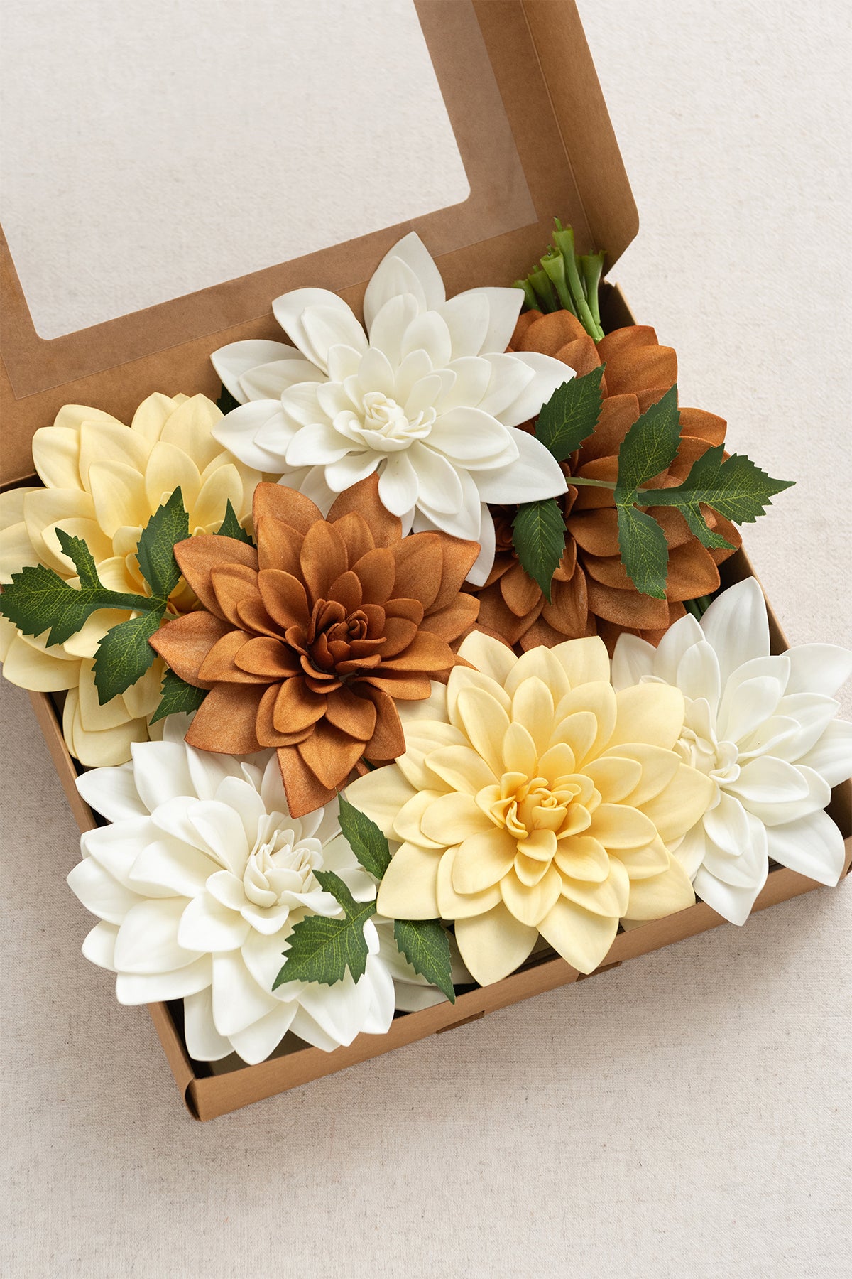 6.5" Foam Dahlia with Stem