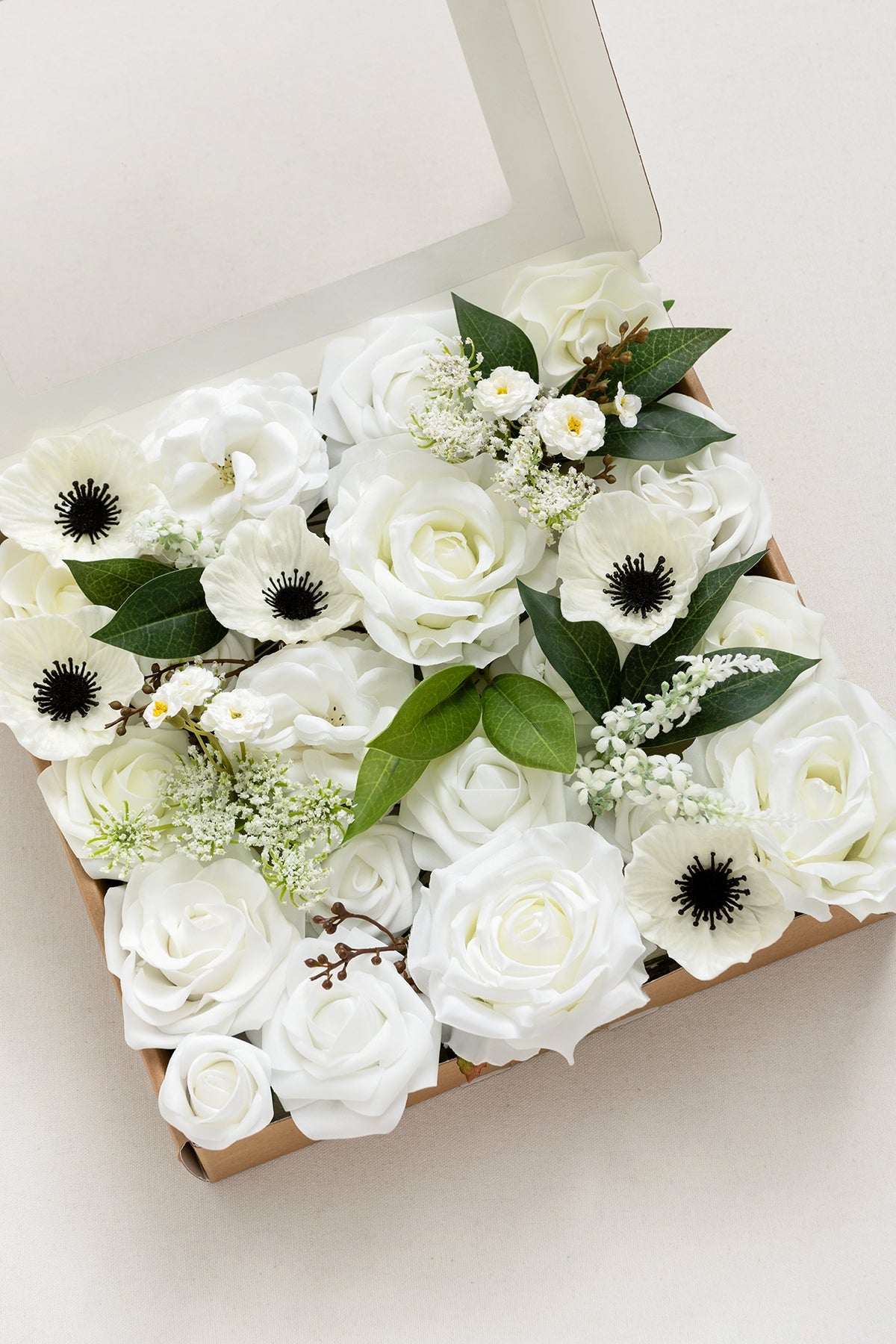 Natural White & Ivory Designer Flower Boxes