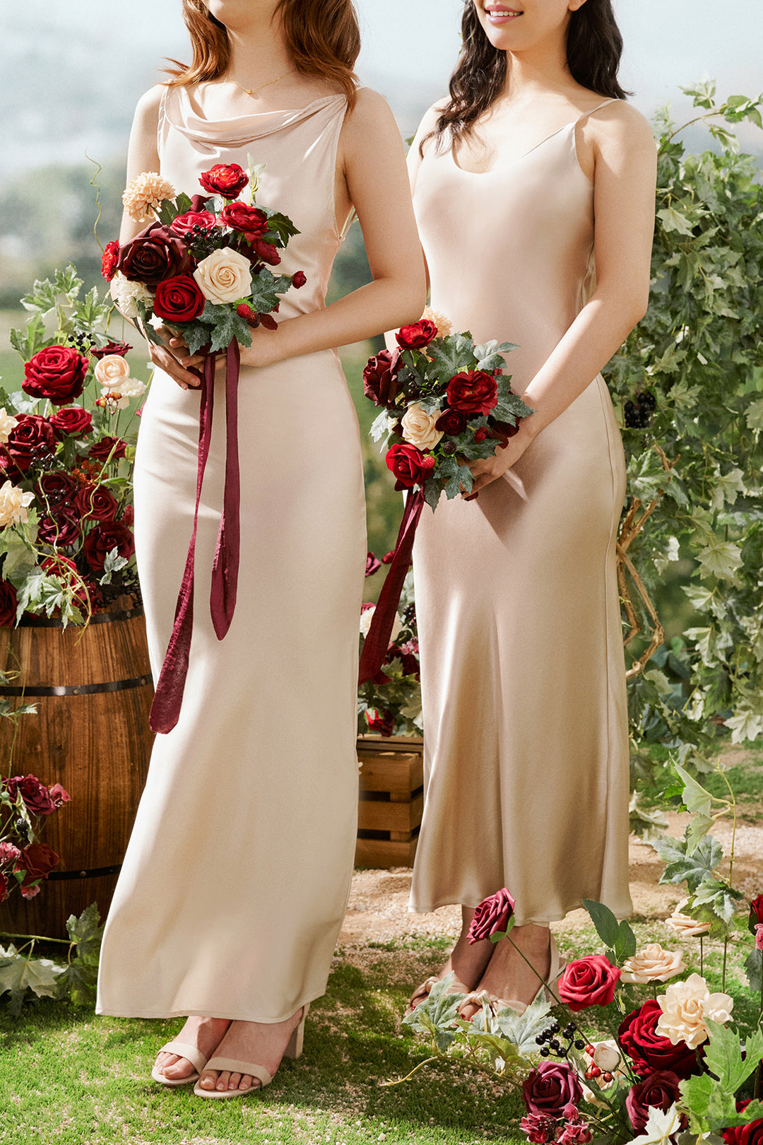 Lings offers moment bridesmaids floral bouquets