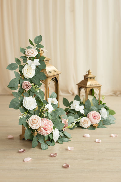 2ft Flower Garlands in Dusty Rose & Cream