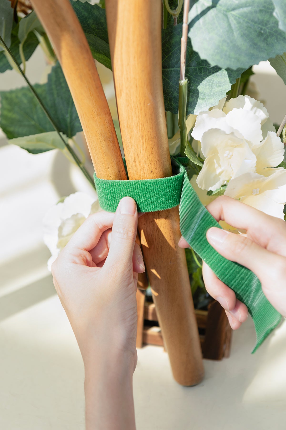 Wedding Aisle Runner Flower Arrangements in Sunny Peach & Apricot