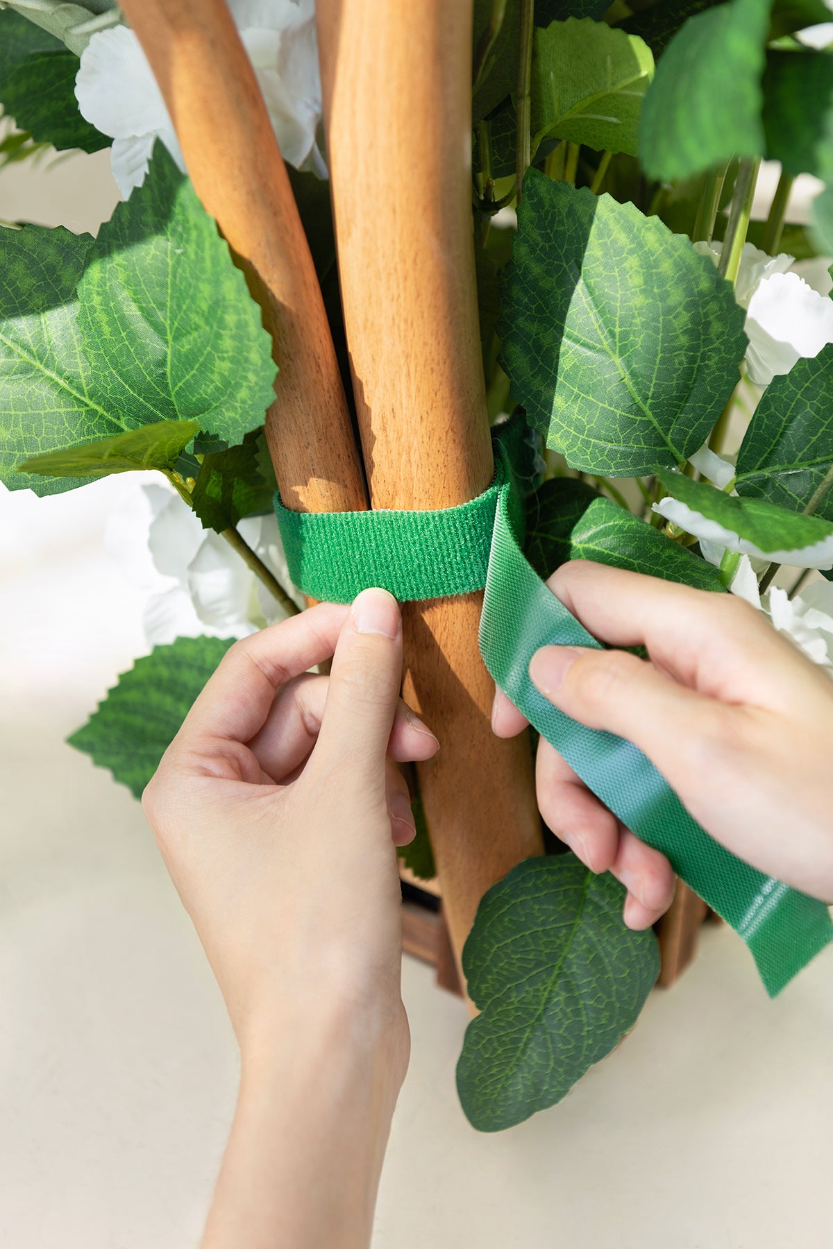 Wedding Aisle Runner Flower Arrangements in Forest Green & Gold