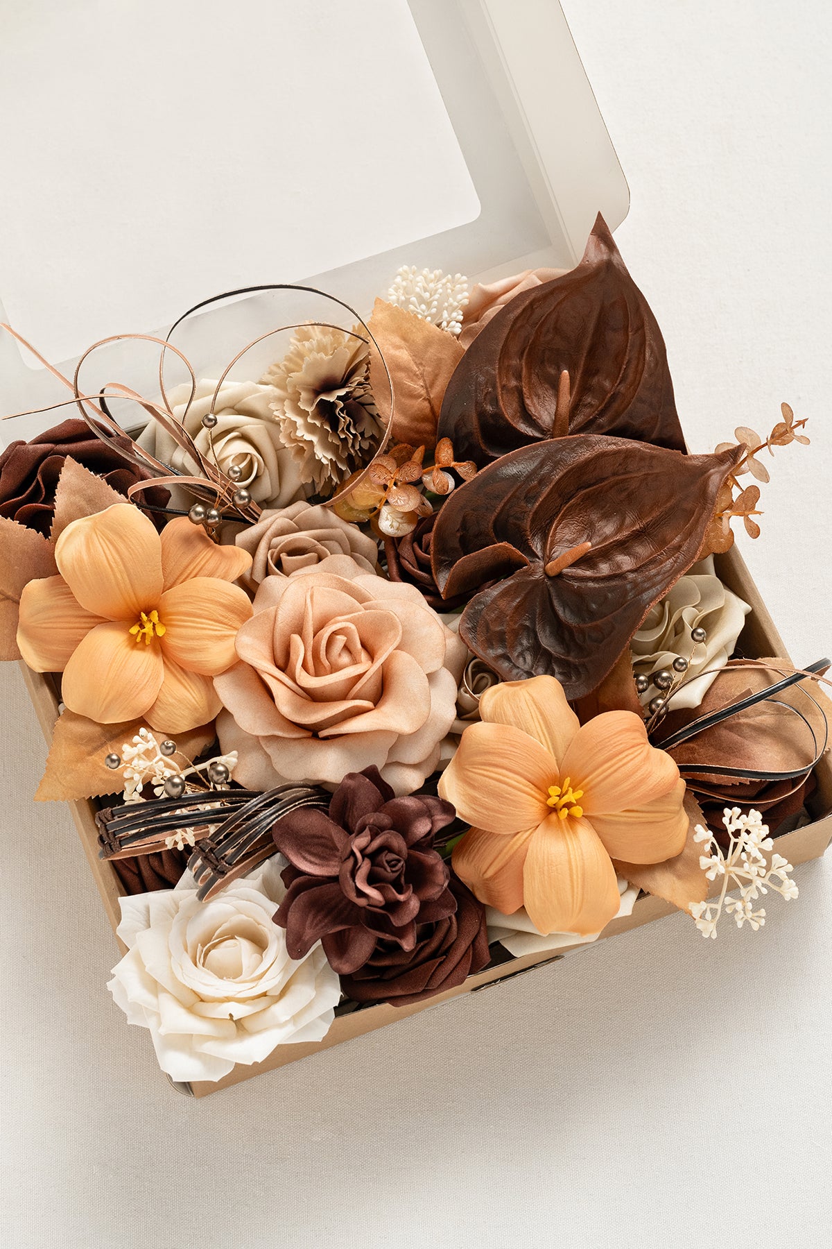 Orange & Terracotta Designer Flower Boxes