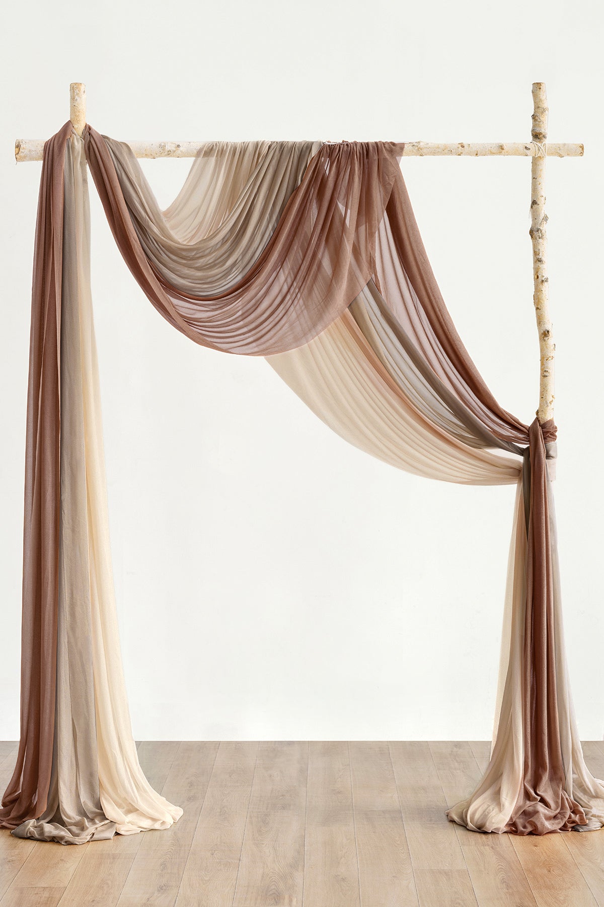 Easy Hanging Sheer Arch Draping (Set of 3)