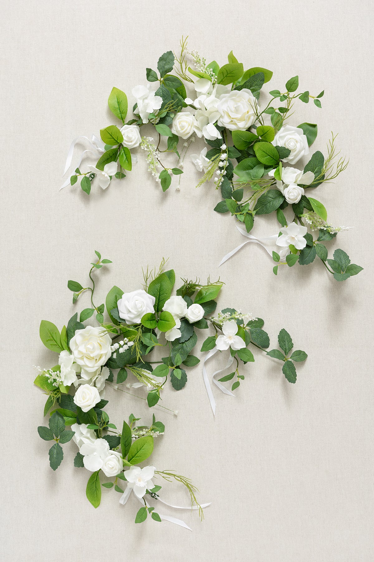 2ft Flower Garlands in May Lily & Olive