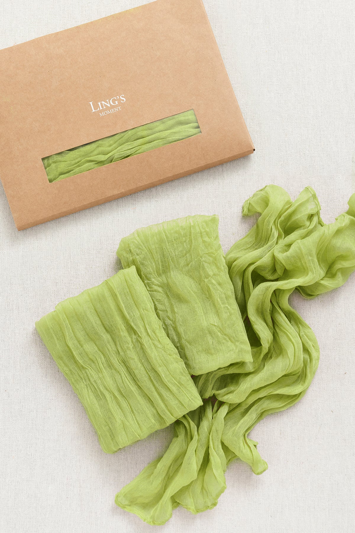 Cheesecloth Napkins & Table Runner Set for Reception - 7 Colors