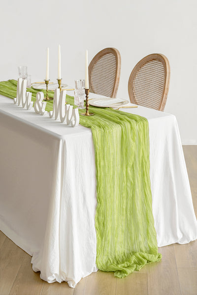 Romantic Sheer Table Runner 29" w x 10ft/14ft - 15 Colors