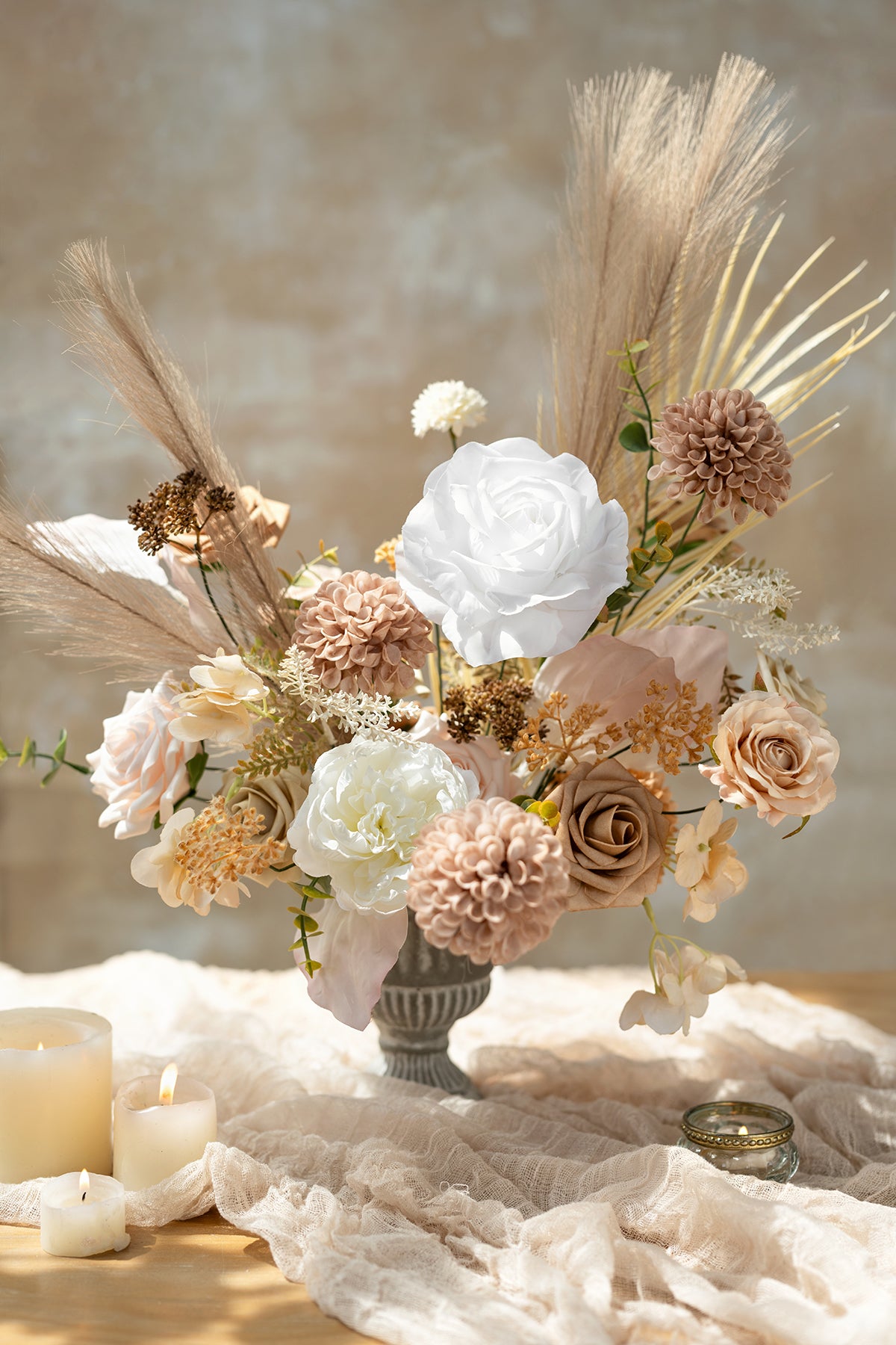 DIY Kits For Centerpieces in Earth-Tone Colors