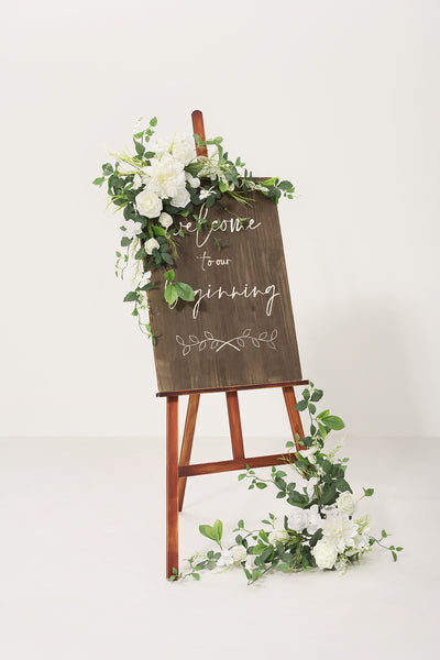 Deluxe Combo Set Flower Sign Decor in May Lily & Olive