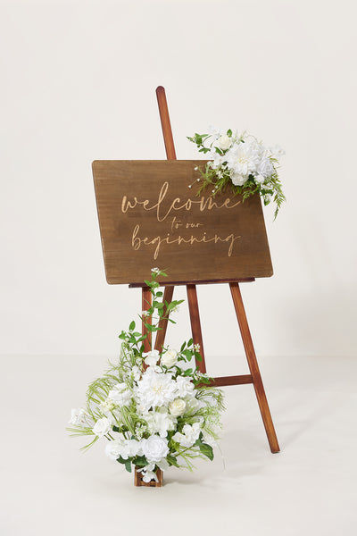 Deluxe Combo Set Flower Sign Decor in May Lily & Olive