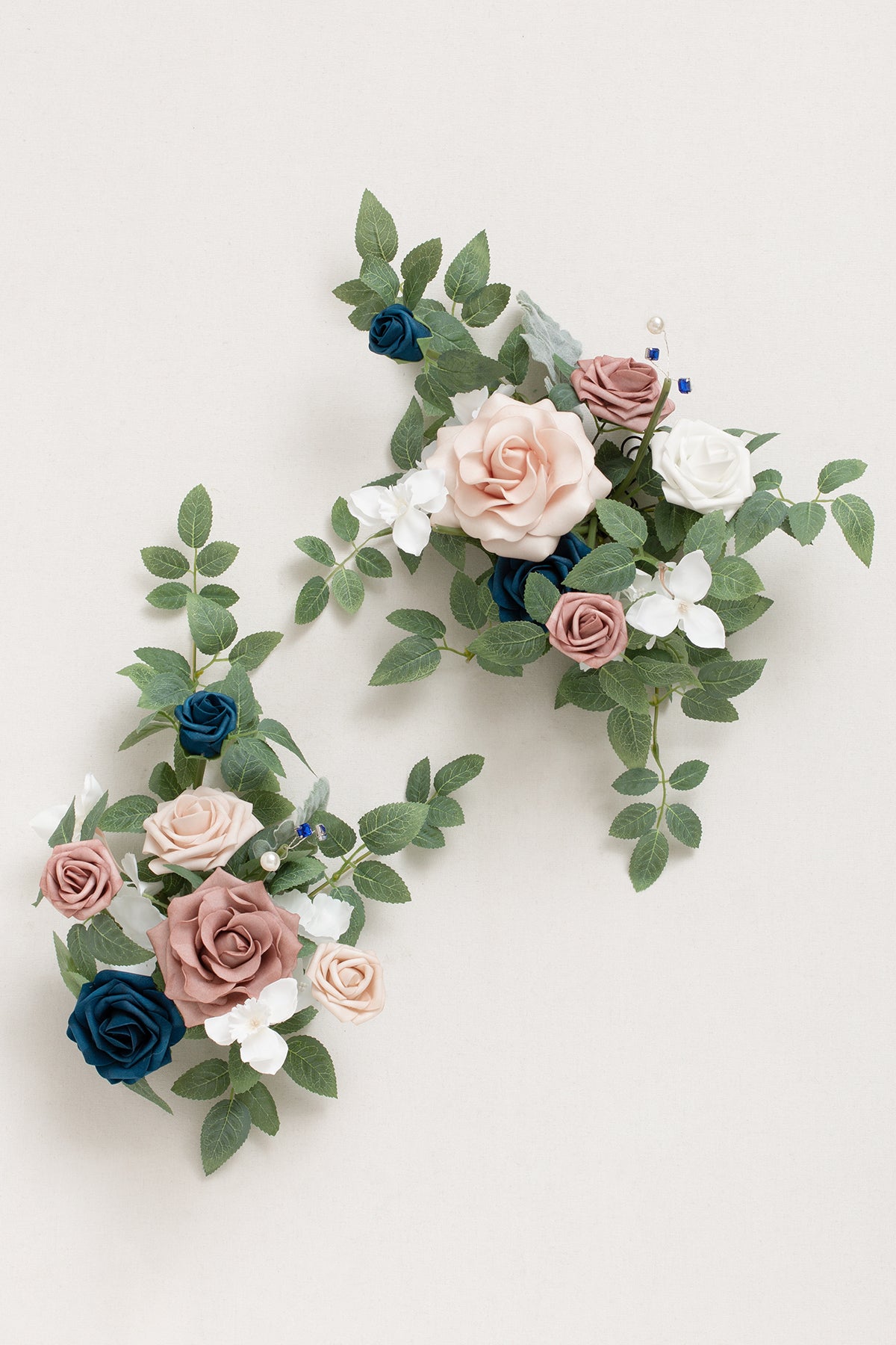 Flexible Combo Set Flower Sign Decor in Dusty Rose & Navy