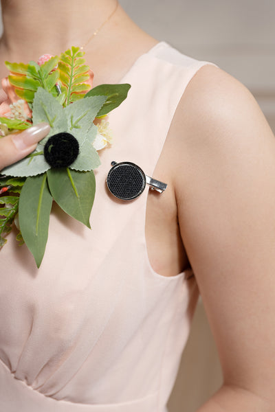 Wrist and Shoulder Corsages in Garden Blush