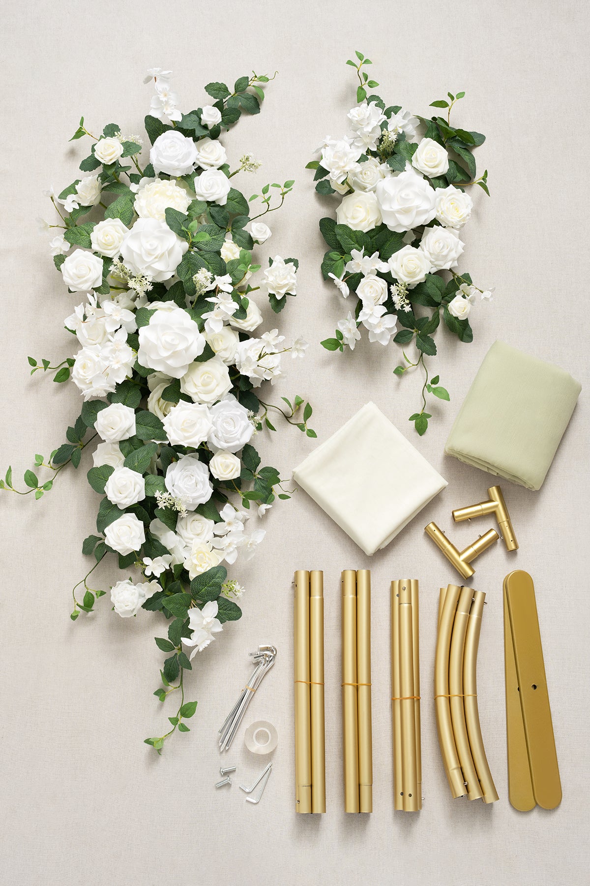 Single Arch Decor Pack in White & Sage