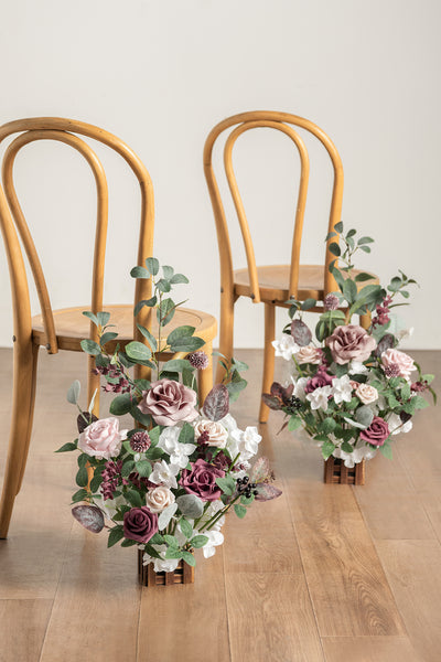 Pre-Arranged Wedding Flower Packages in Dusty Rose & Mauve