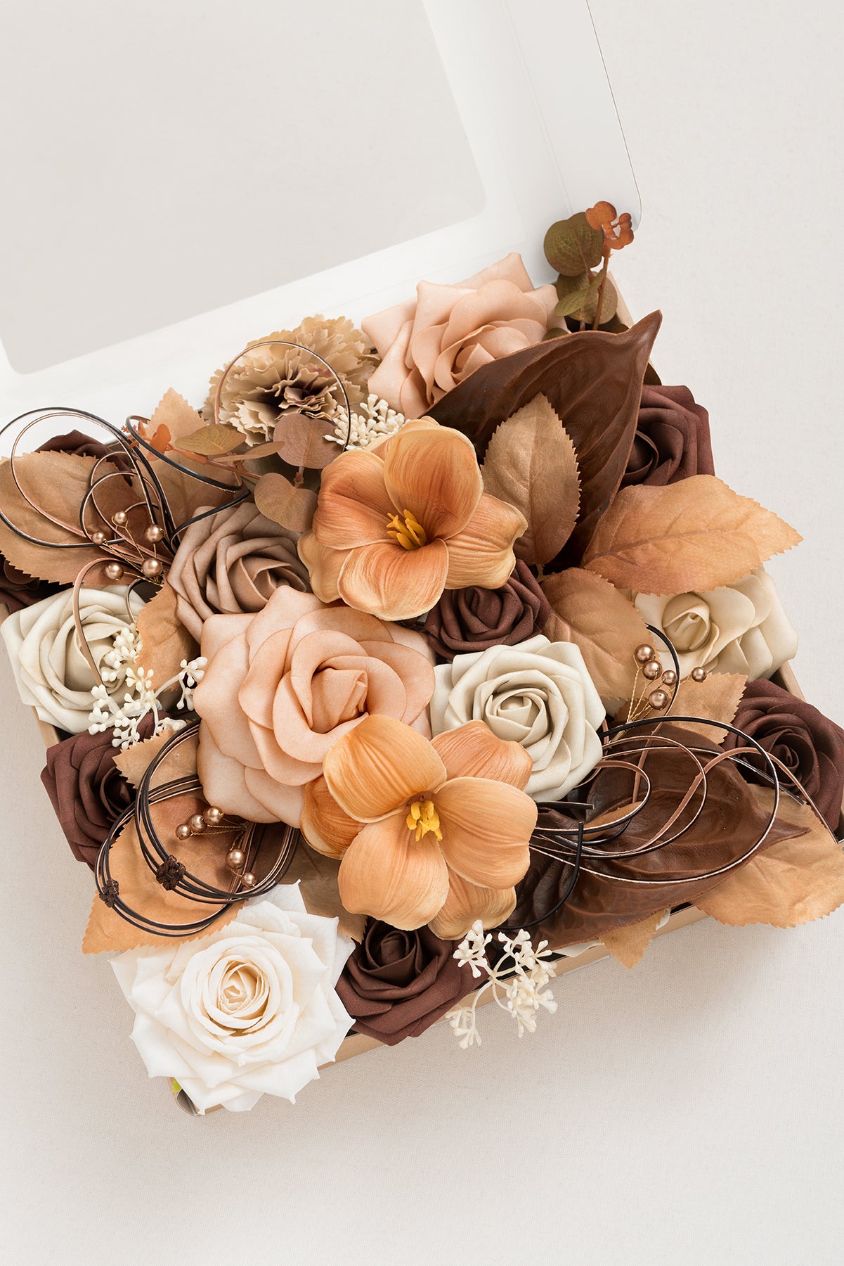 Brown & Beige Designer Flower Boxes