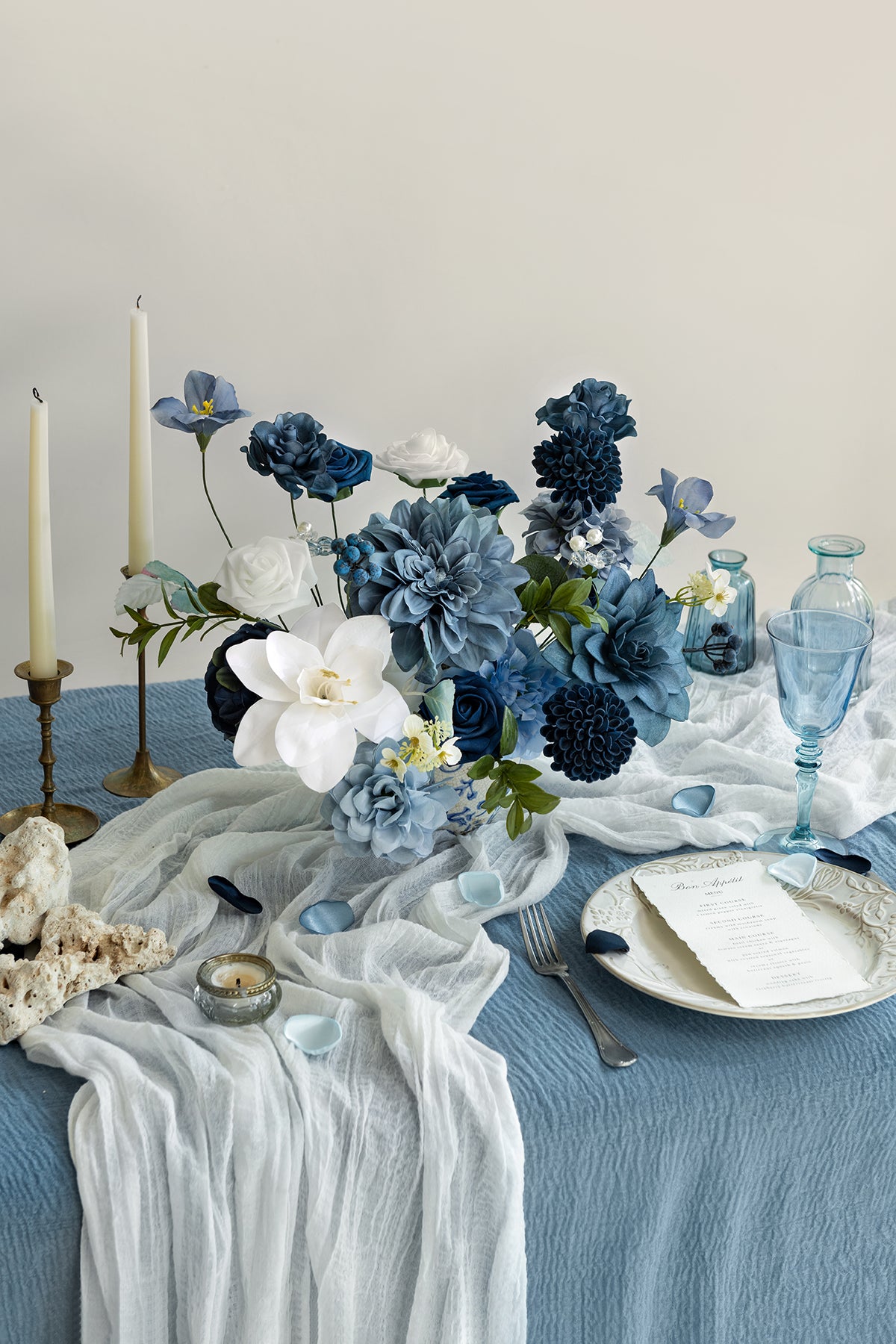 DIY Kits For Centerpieces in Blue Colors