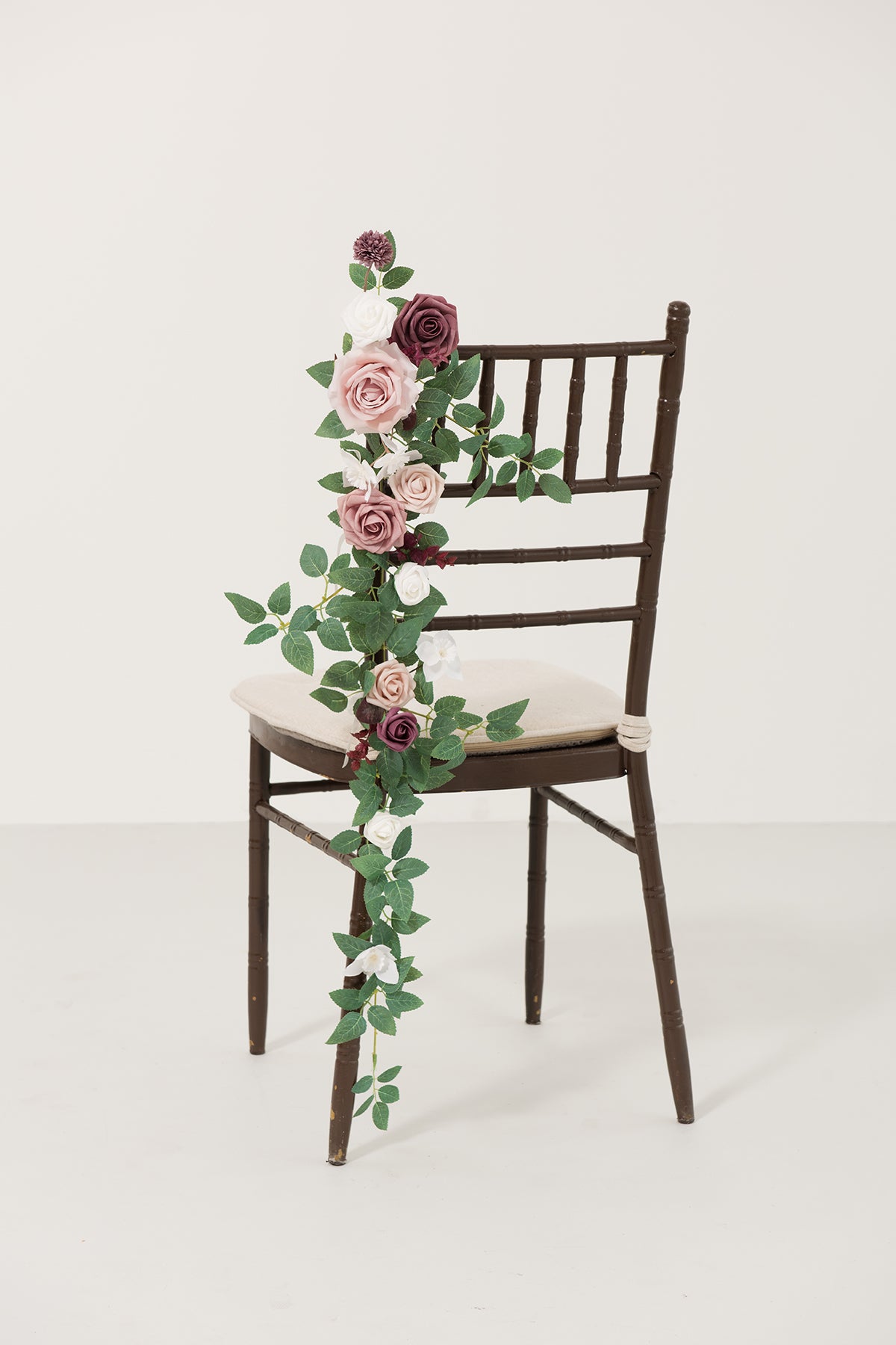 Wedding Hanging Chair Back Decoration in Dusty Rose & Mauve | Clearance