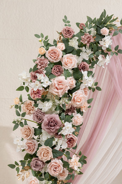 Double Arch Decor Pack in Dusty Rose & Cream