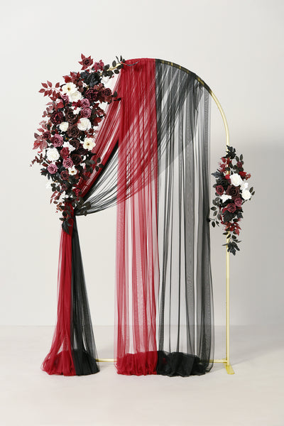 Single Arch Decor Pack in Moody Burgundy & Black