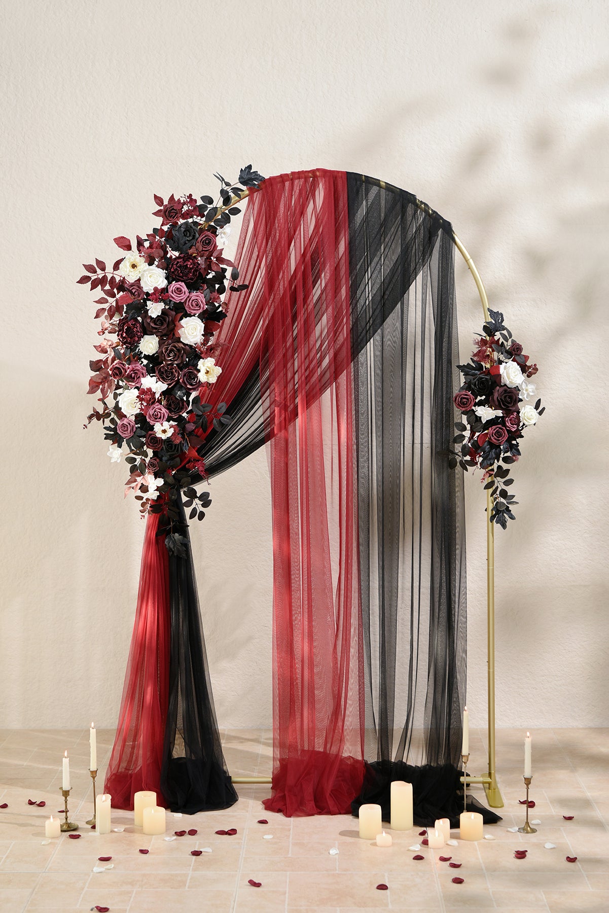 Single Arch Decor Pack in Moody Burgundy & Black