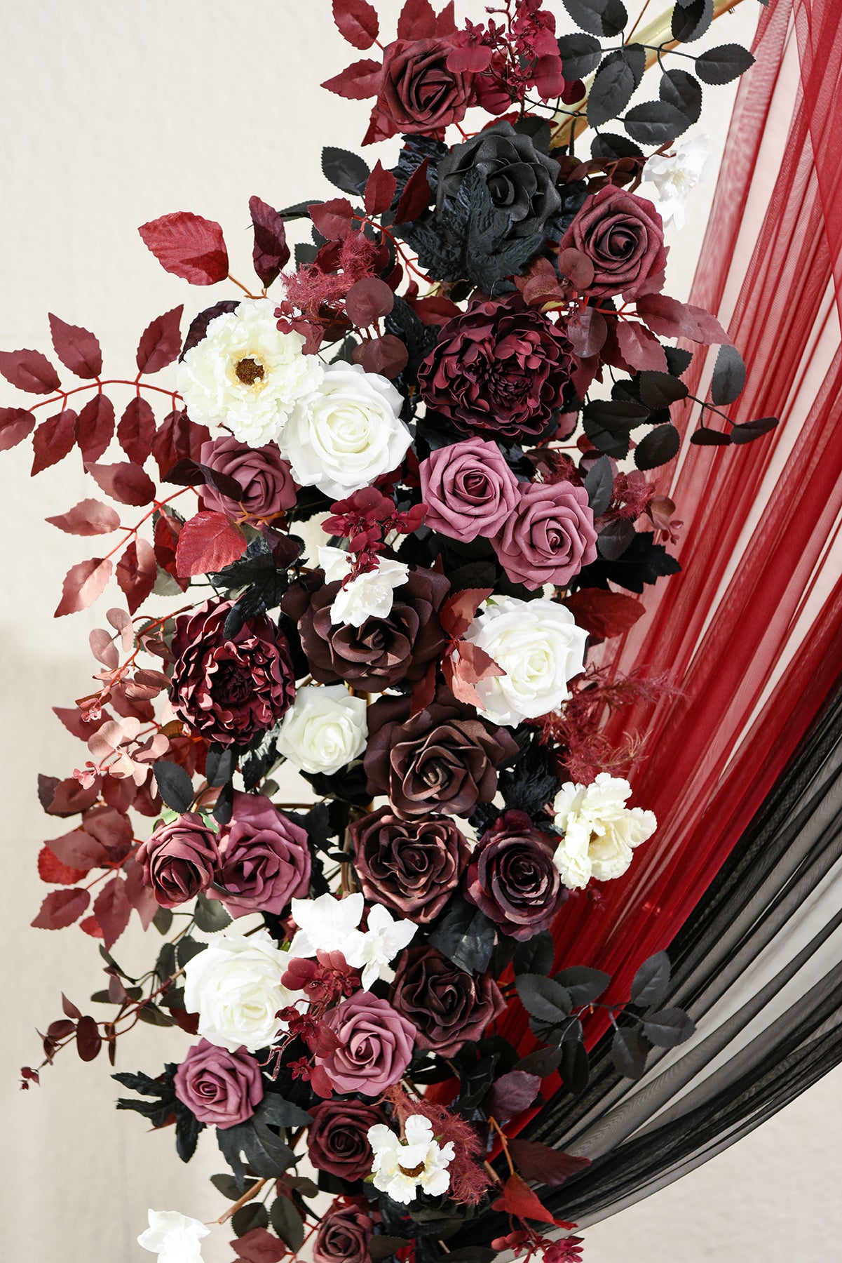 Single Arch Decor Pack in Moody Burgundy & Black