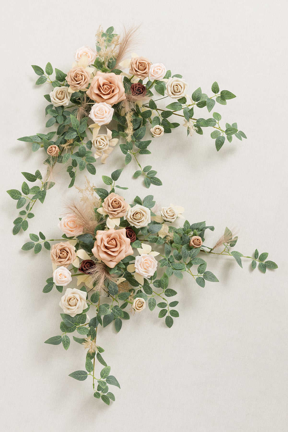 Sweetheart Table Floral Swags in Beige & Sage