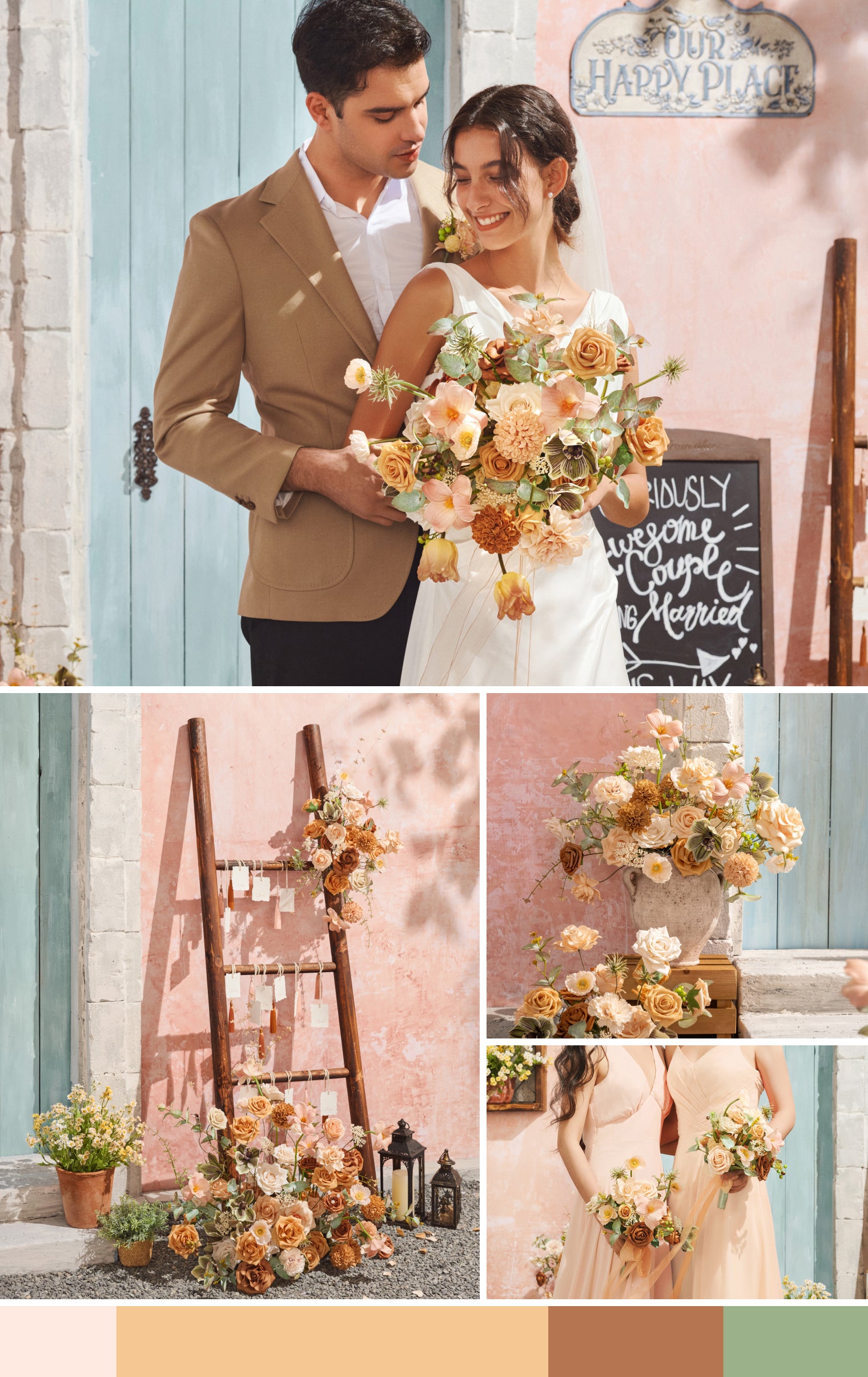 Sunny Peach & Apricot Wedding mb banner