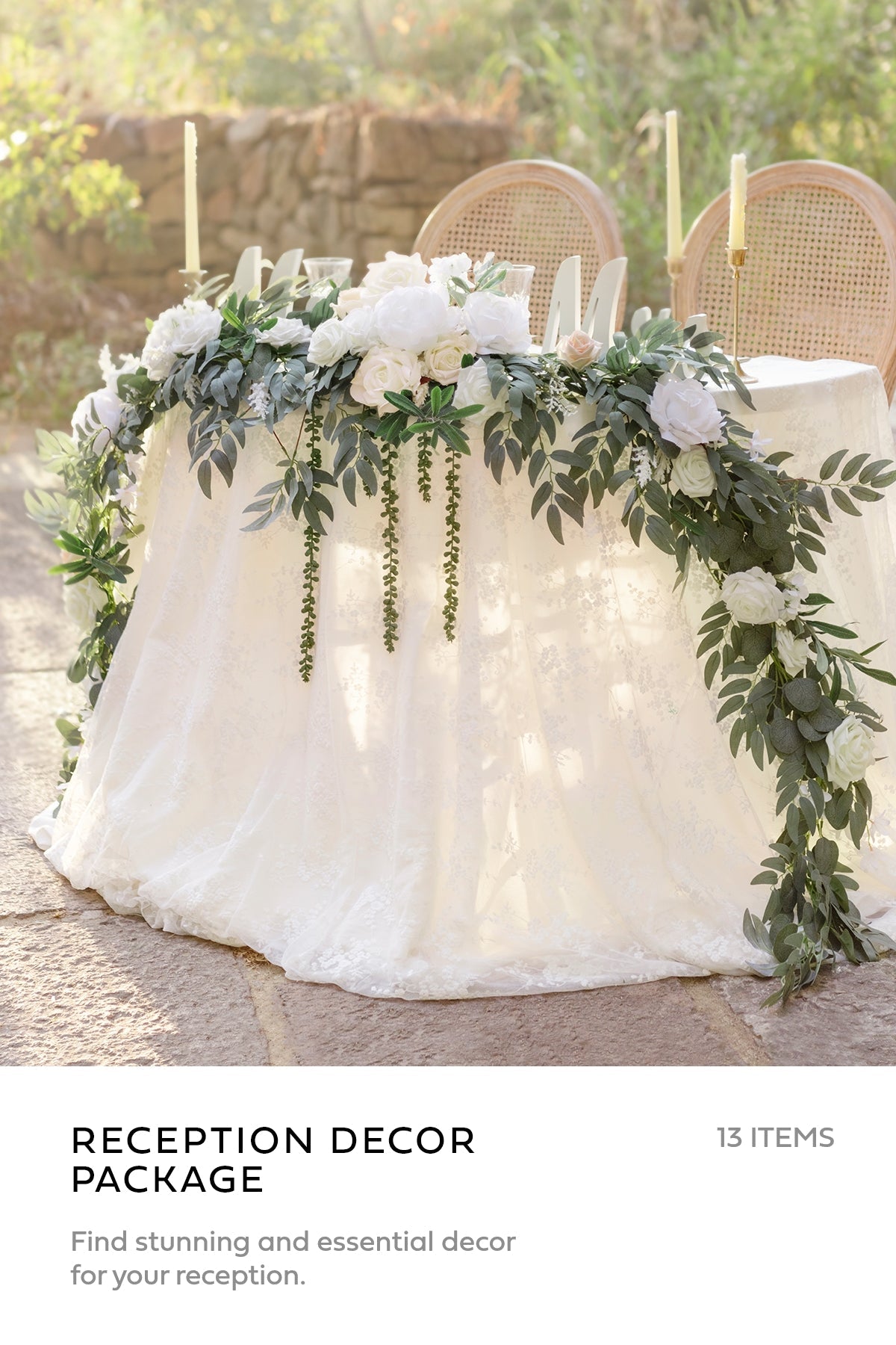 Pre-Arranged Wedding Flower Packages in White & Sage