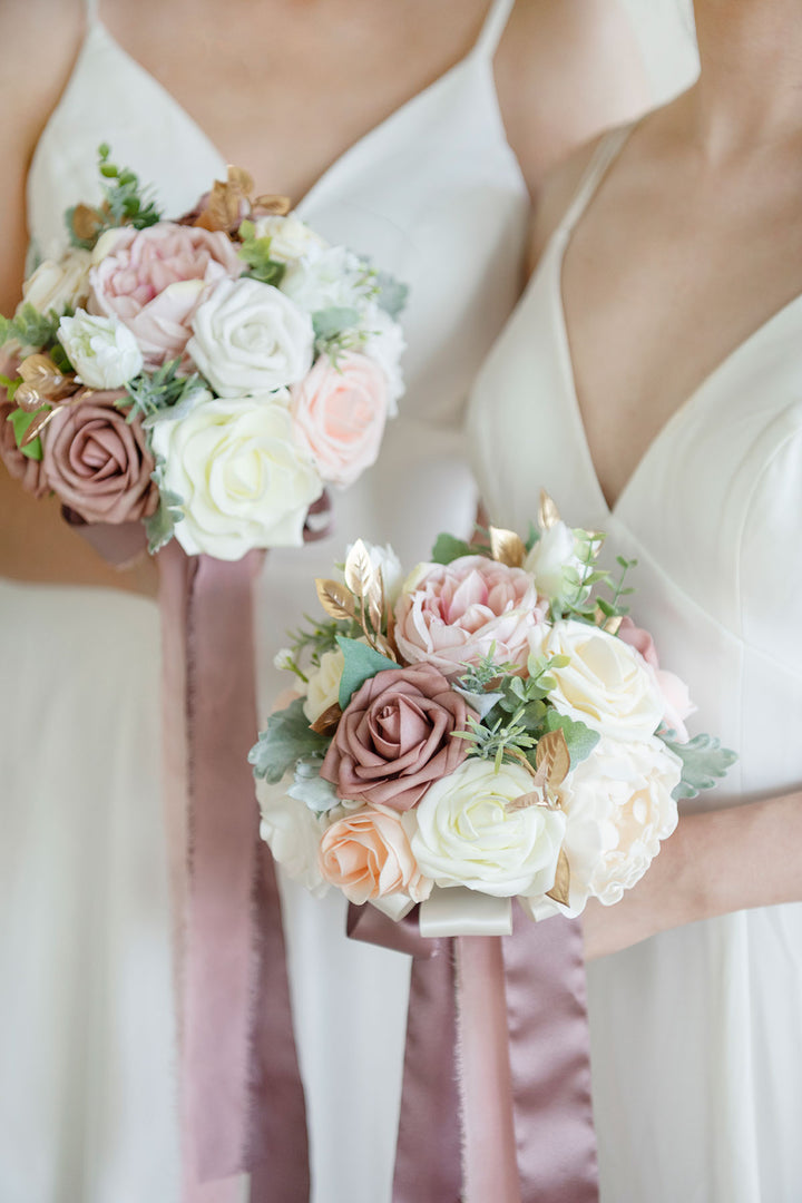 Handmade bouquet for bride and two order bridesmaids.