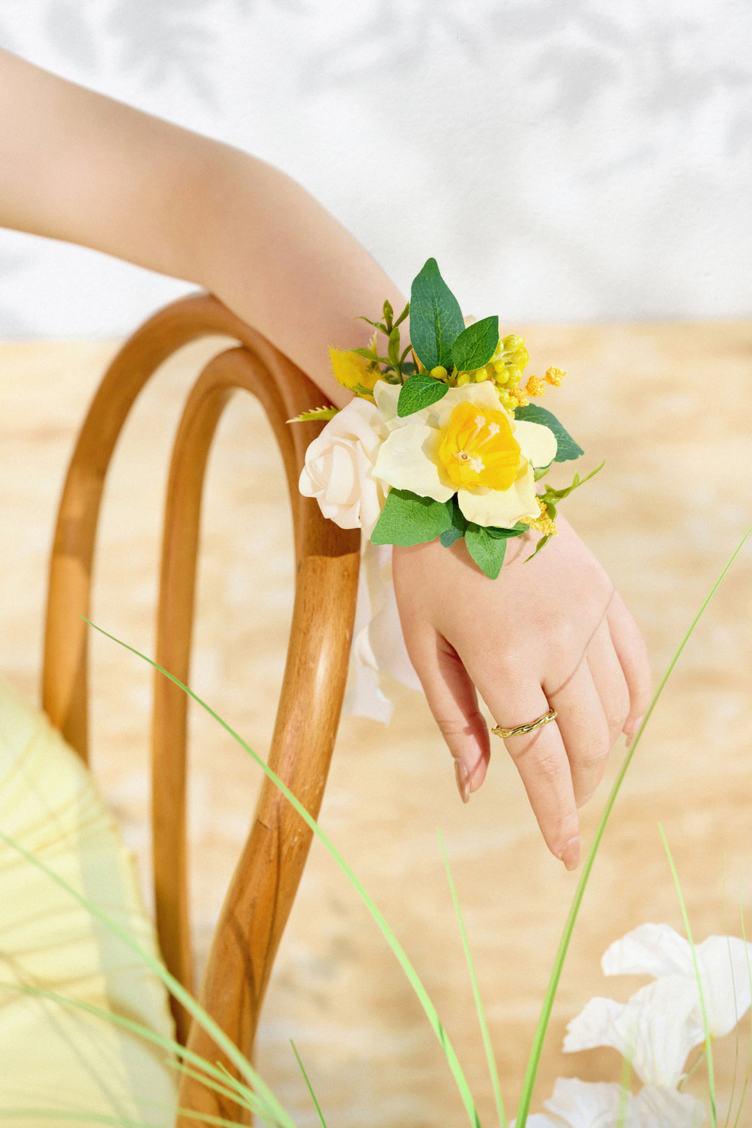 Prom corsage for yellow dress hotsell