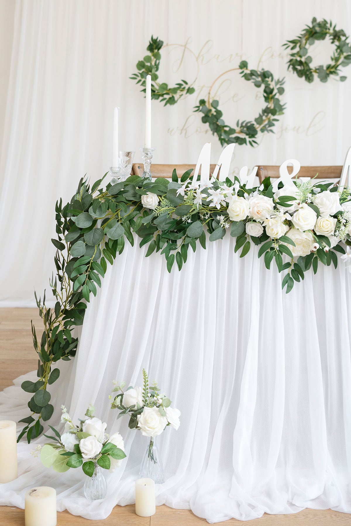 6ft Eucalyptus and Willow Leaf Greenery Garland