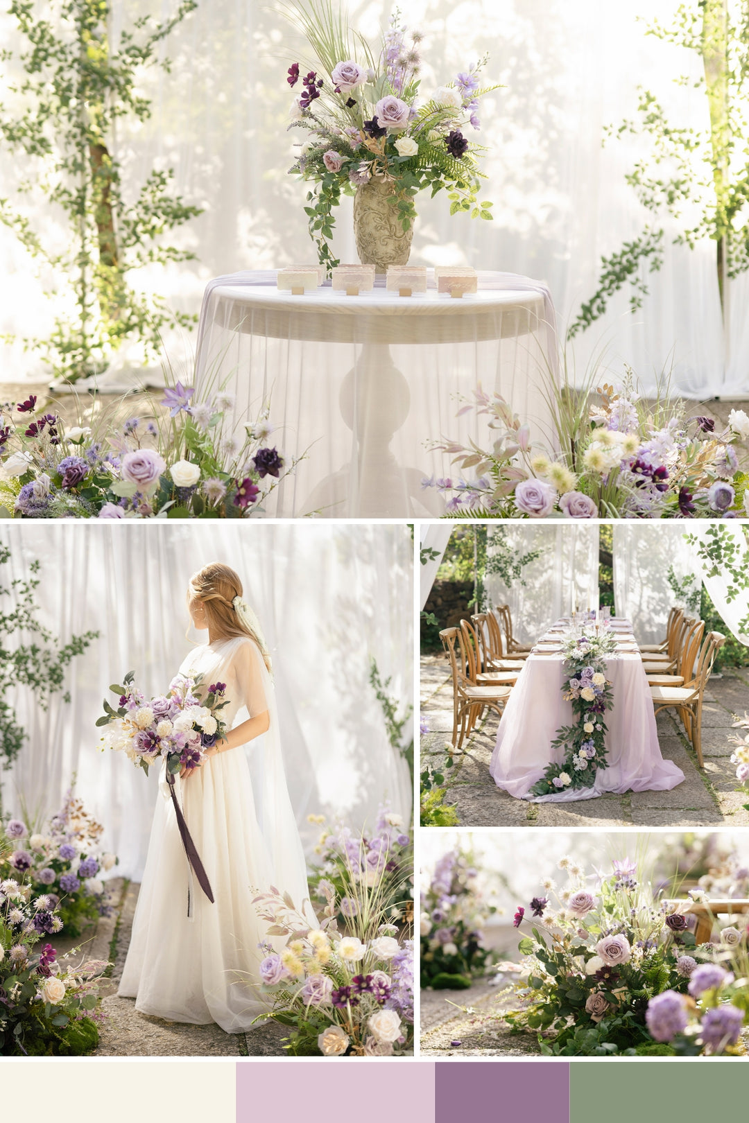 Wedding offers Ling’s Moments Centerpieces- Lilac