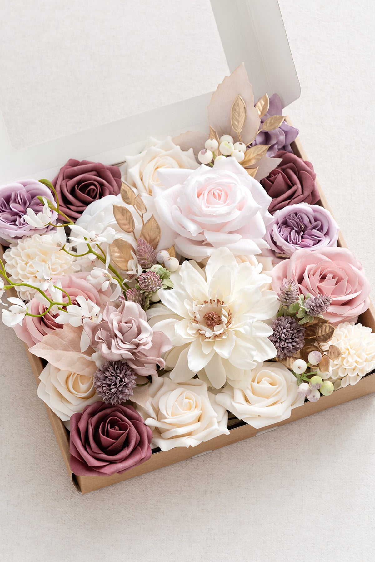 Artificial Flowers | Dusty Rose | Wedding Flowers | Ling's moment ...