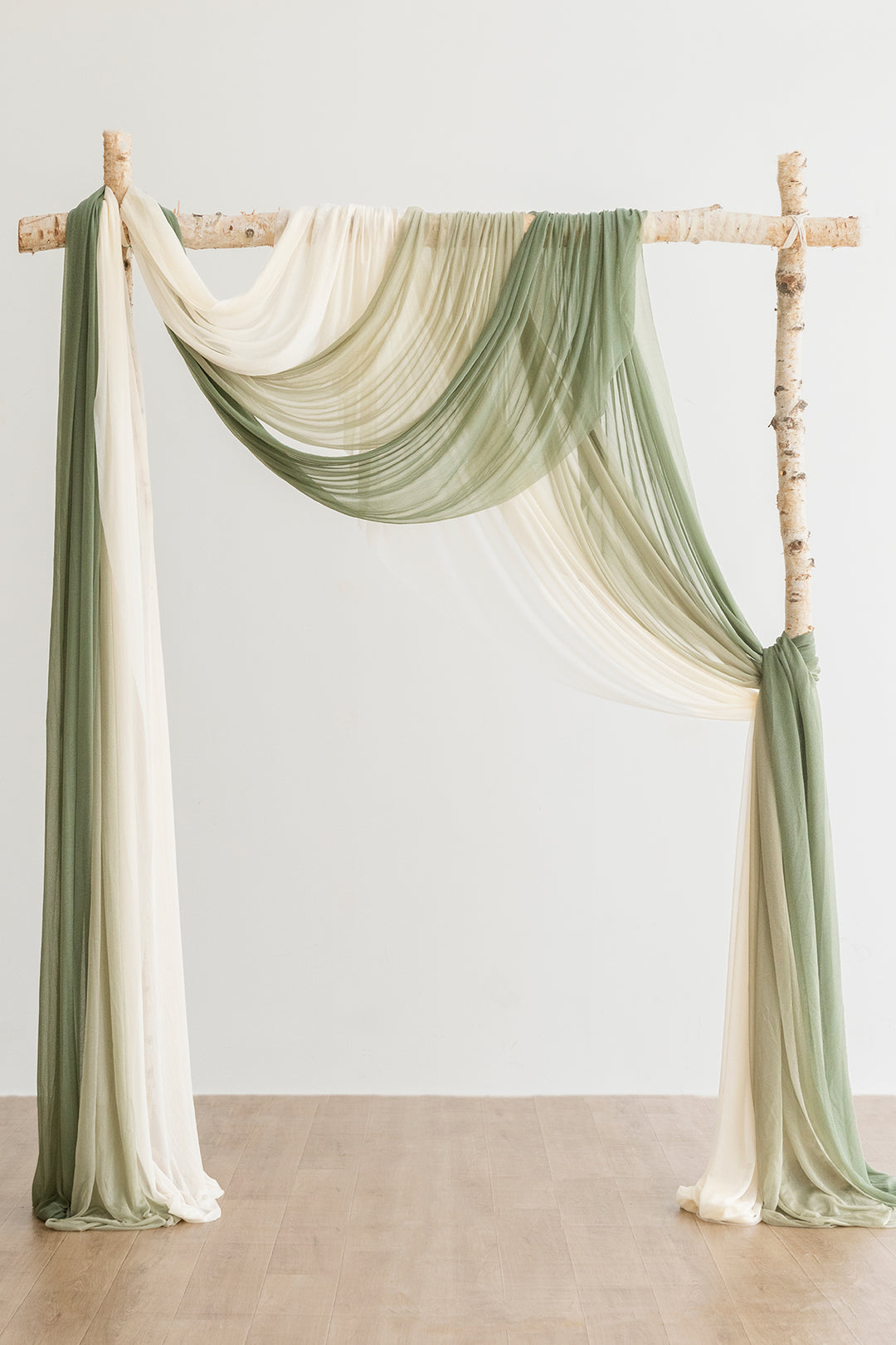 White outlet Arbor Drapes