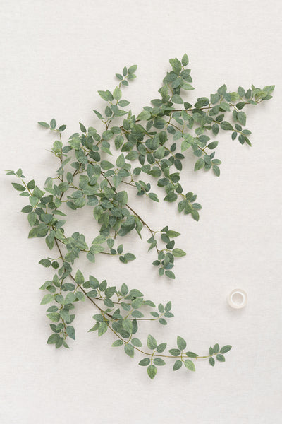 Rose Leaf Garland in Sage