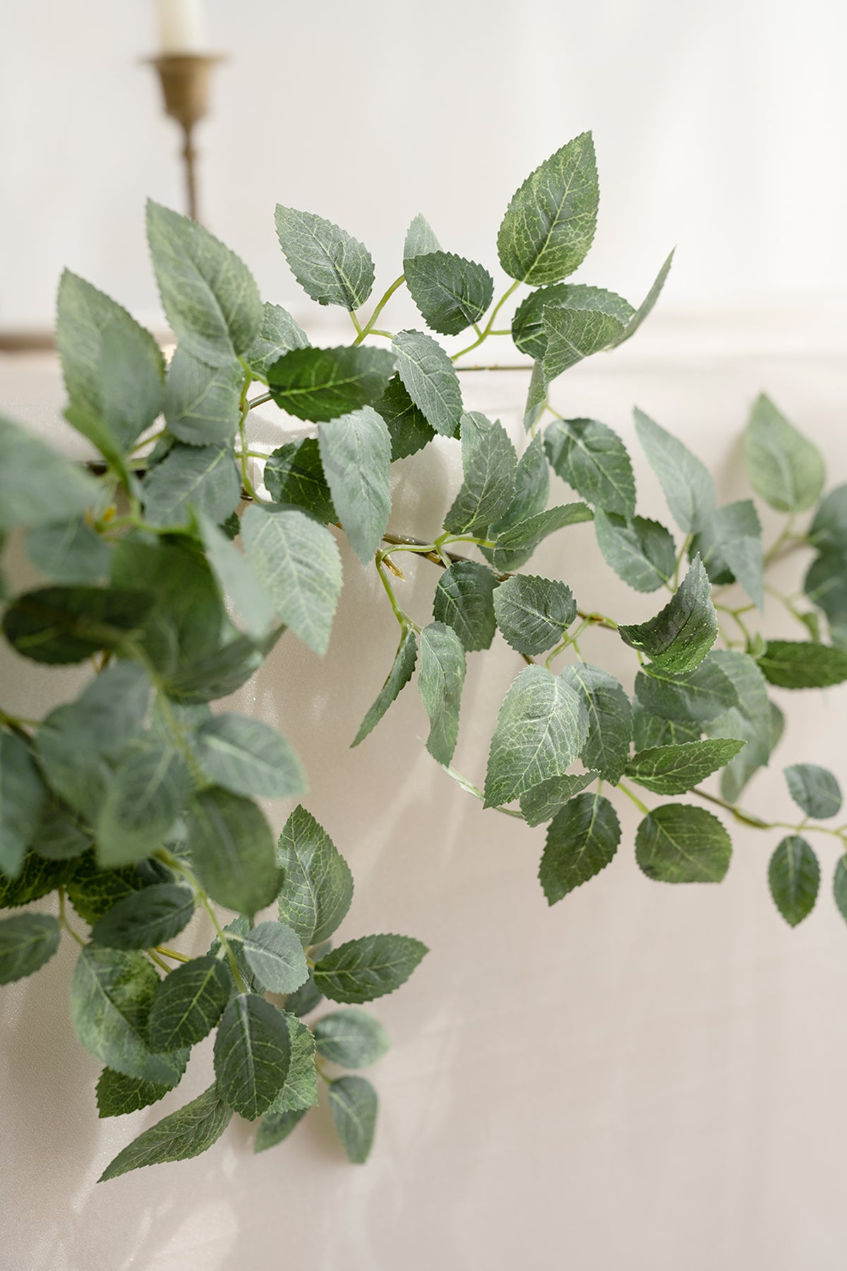 Rose Leaf Garland in Sage