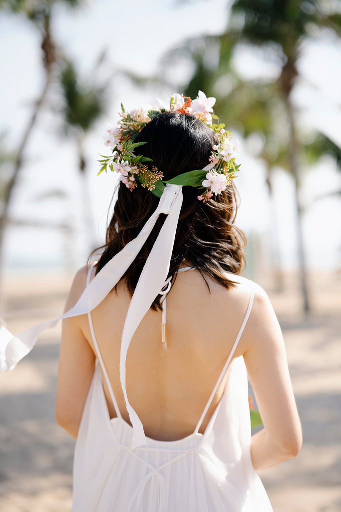 Hawaiian flower deals crown for sale